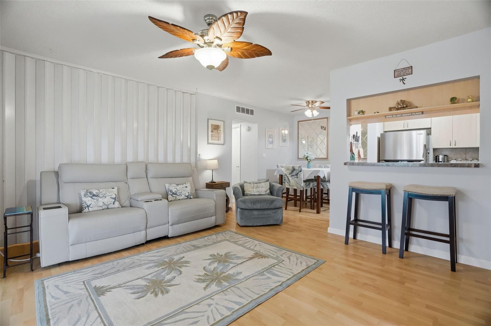Living space with partitioned wall closed - 5108 AMULET DR #205, NEW PORT RICHEY