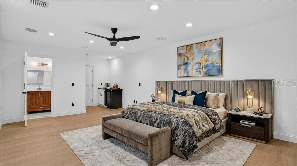 Virtually Staged Third Bedroom - 2708 N DUNDEE ST, TAMPA
