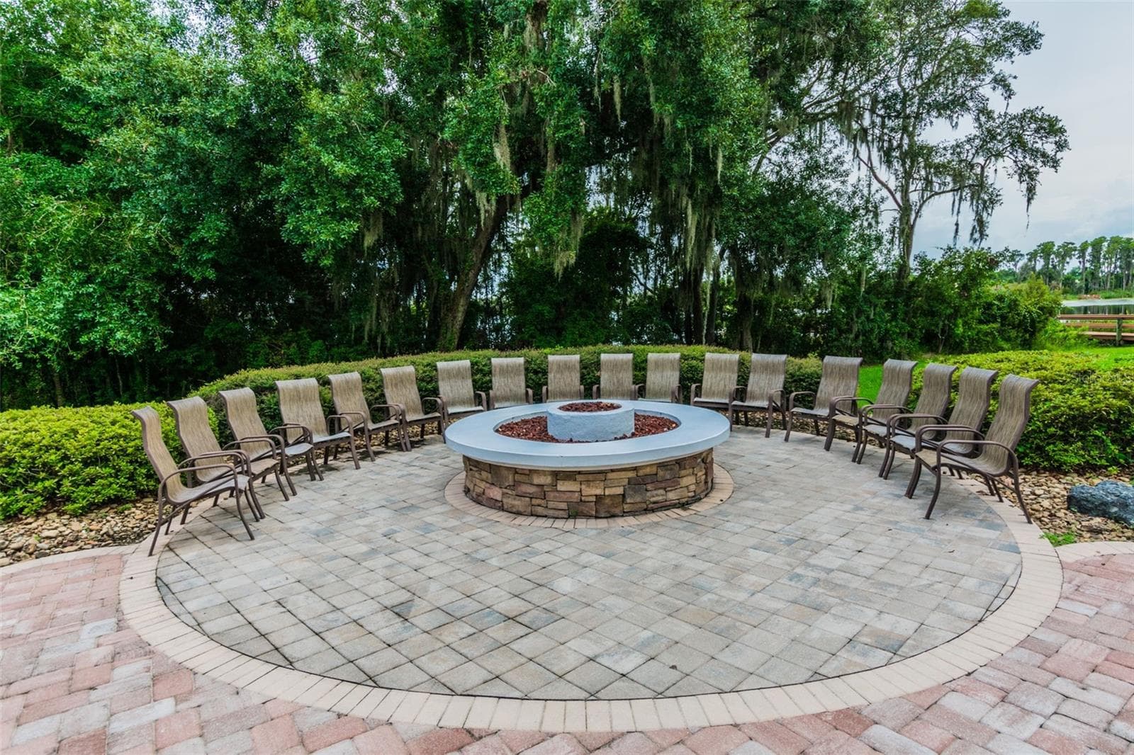 Community Gathering Fire Pit - 21753 GARDEN WALK LOOP, LAND O LAKES