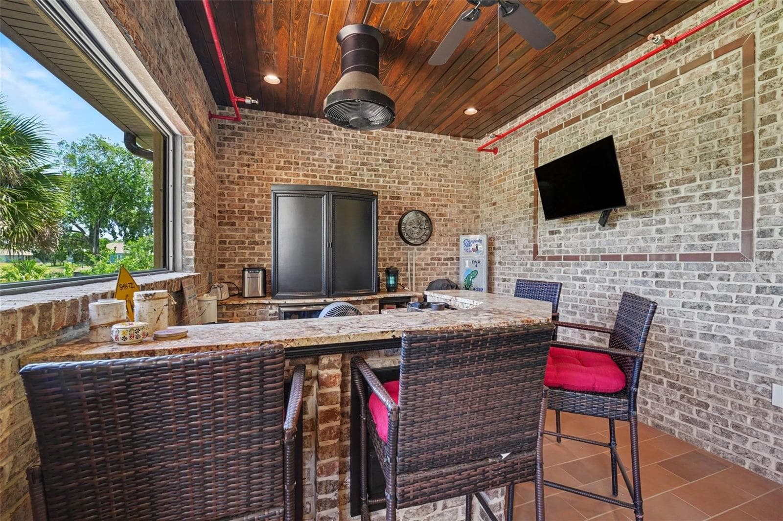 summer kitchen/bar area - 2179 ARNOLD PALMER DR, TITUSVILLE