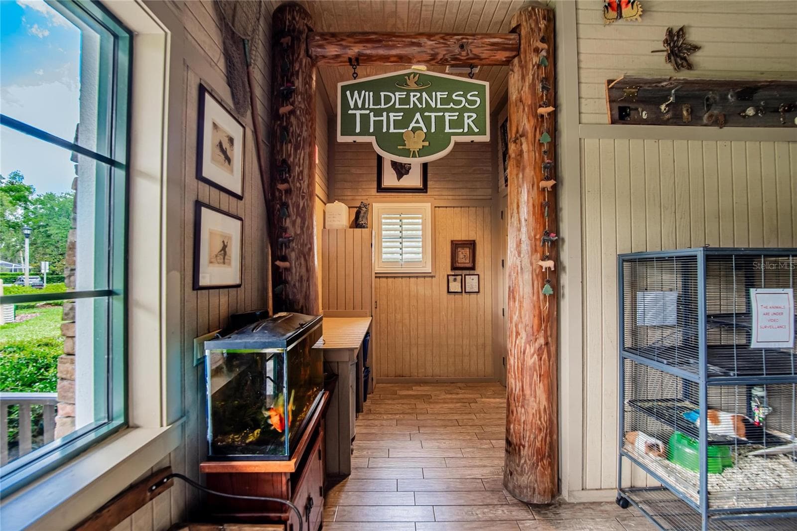In the Nature Center there is a theater and animals to visit with. - 21040 GREEN WING CT, LAND O LAKES