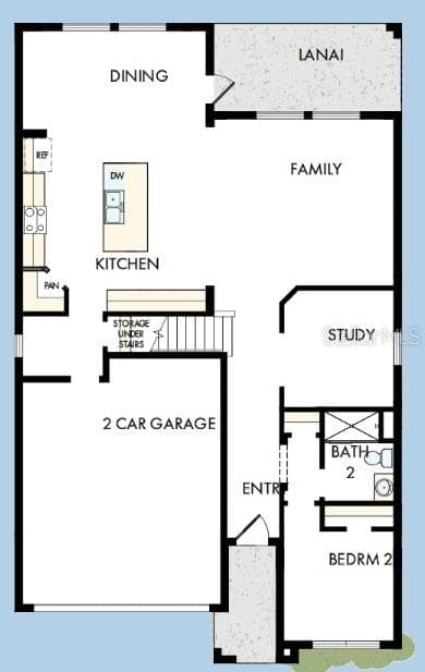 Floor Plan First Floor - 2827 SOLETA VW, ODESSA