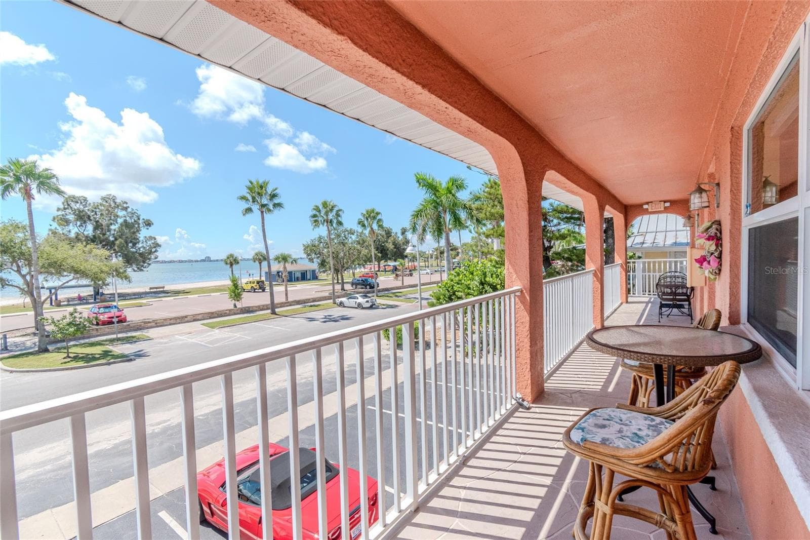 VIEW FROM BALCONY - 5605 SHORE BLVD S #1B, GULFPORT