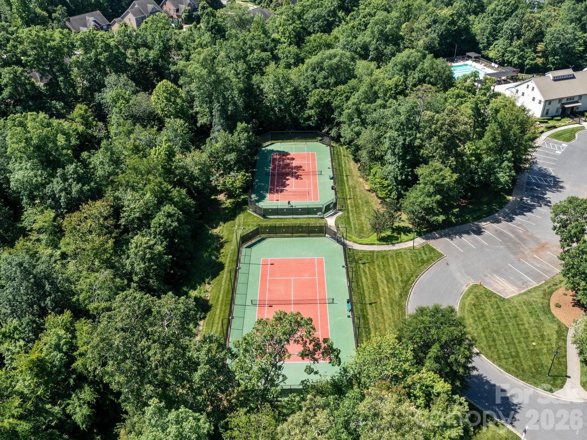 Tennis courts and now 4 pickleball courts! - 1413 Screech Owl Road, Waxhaw