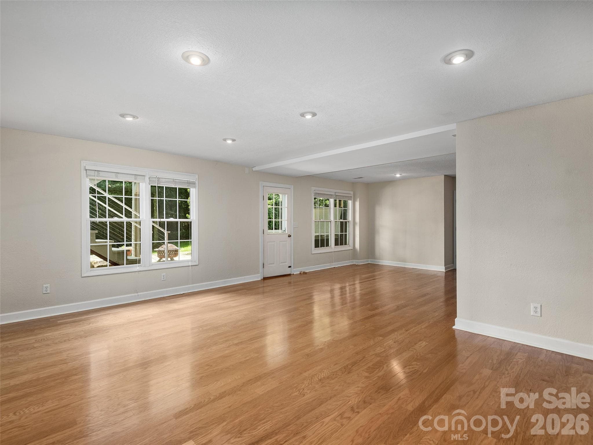 Family room in basement - 48 Smokemont Drive, Arden