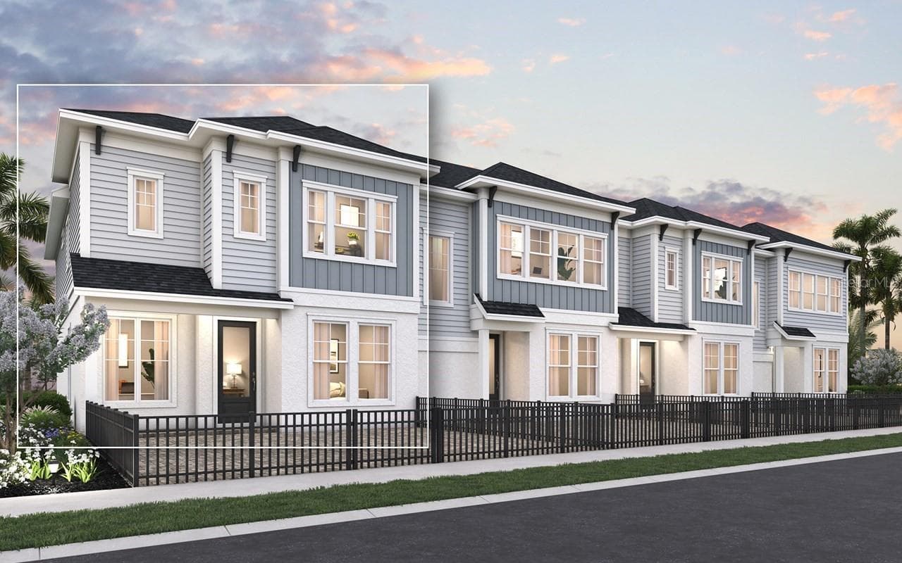 Front Exterior Rendering **Paint Colors May Vary - 3550 CASPIAN CHERVIL ST, WESLEY CHAPEL