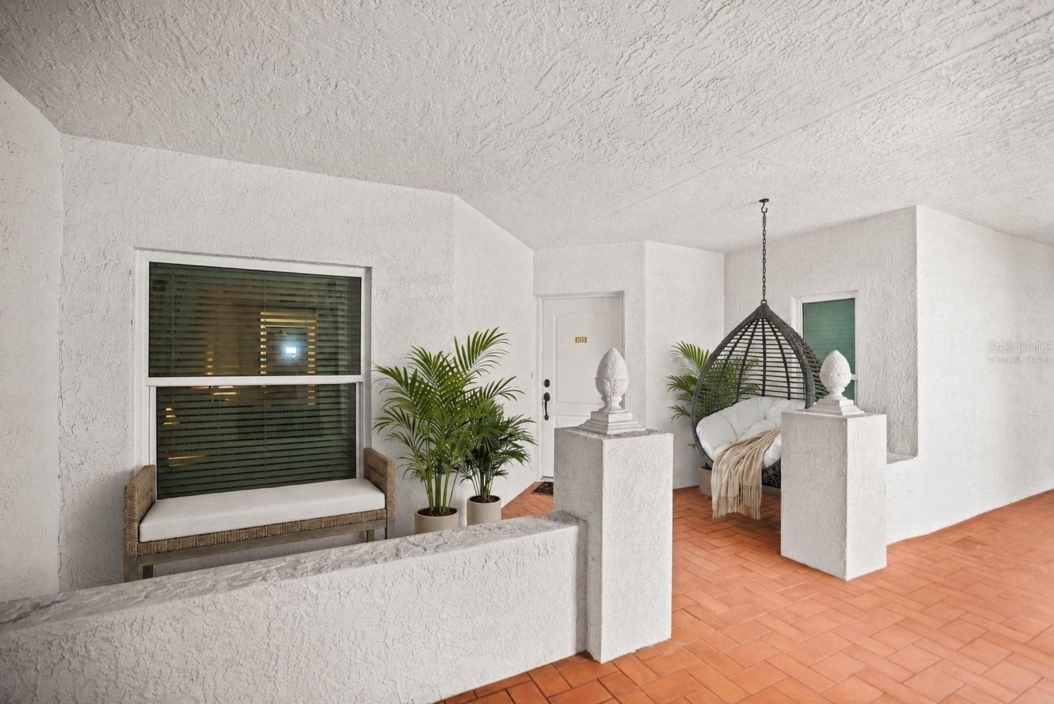 Virtually Staged Courtyard - 200 121ST AVE #103, TREASURE ISLAND