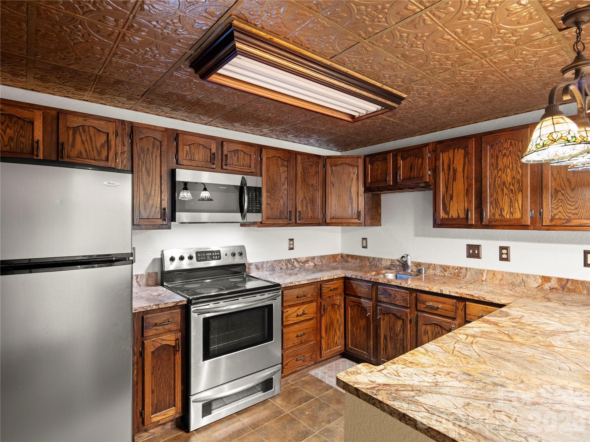 Lower level kitchen - 105 Braeside Circle, Asheville