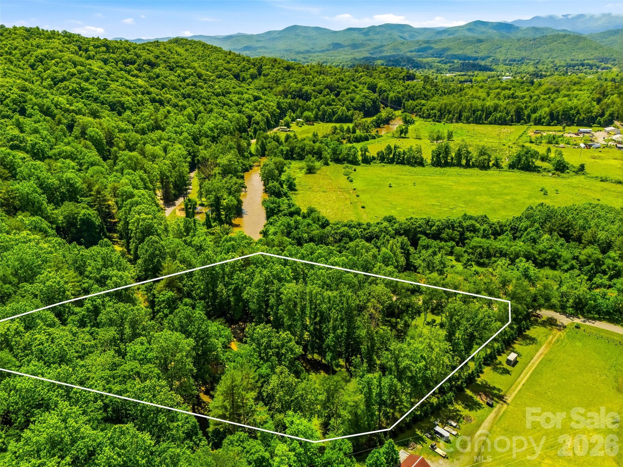Winter views possible - 243 Poplar Lane, Pisgah Forest