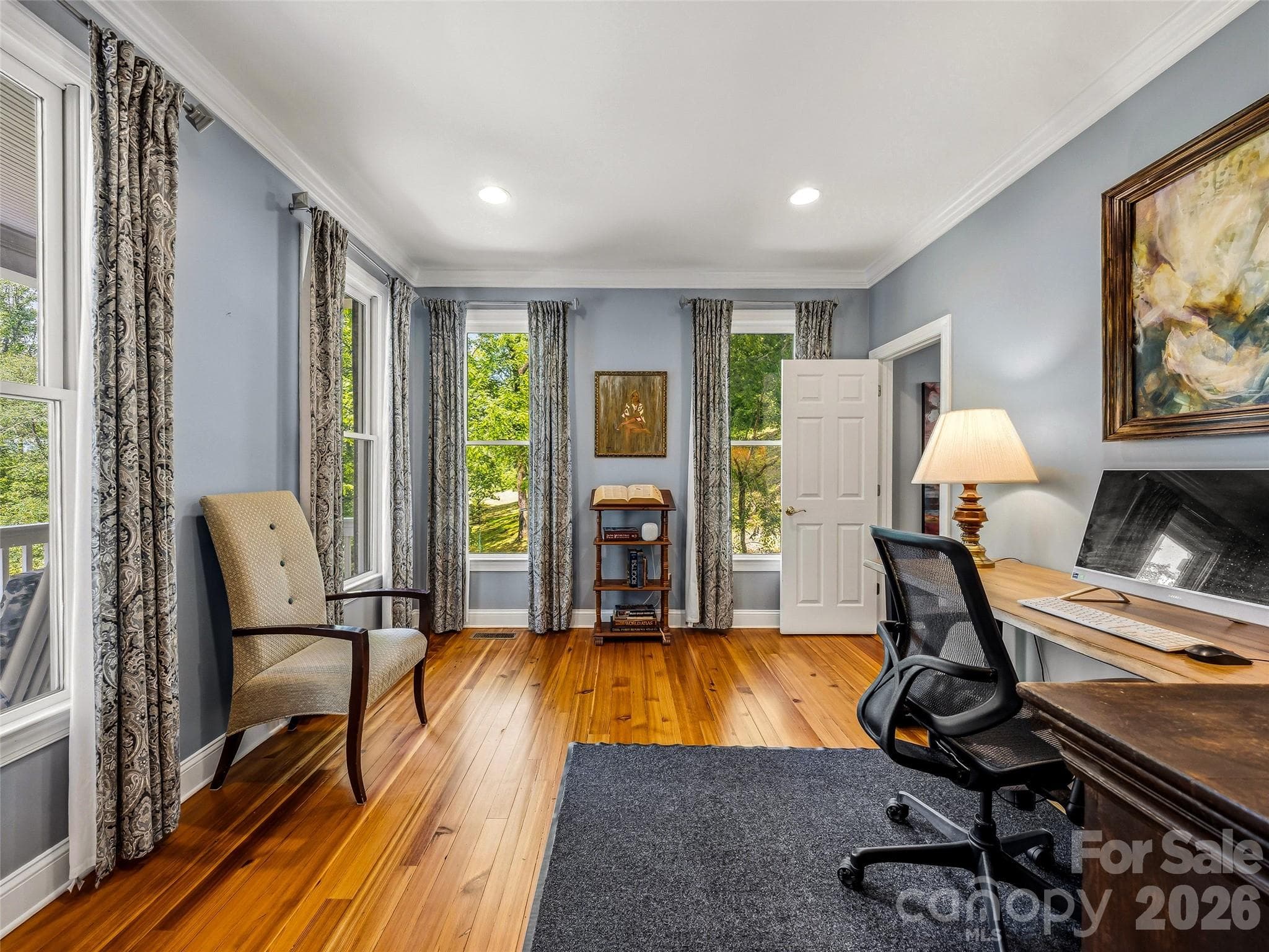 Office/sitting room - 243 Poplar Lane, Pisgah Forest