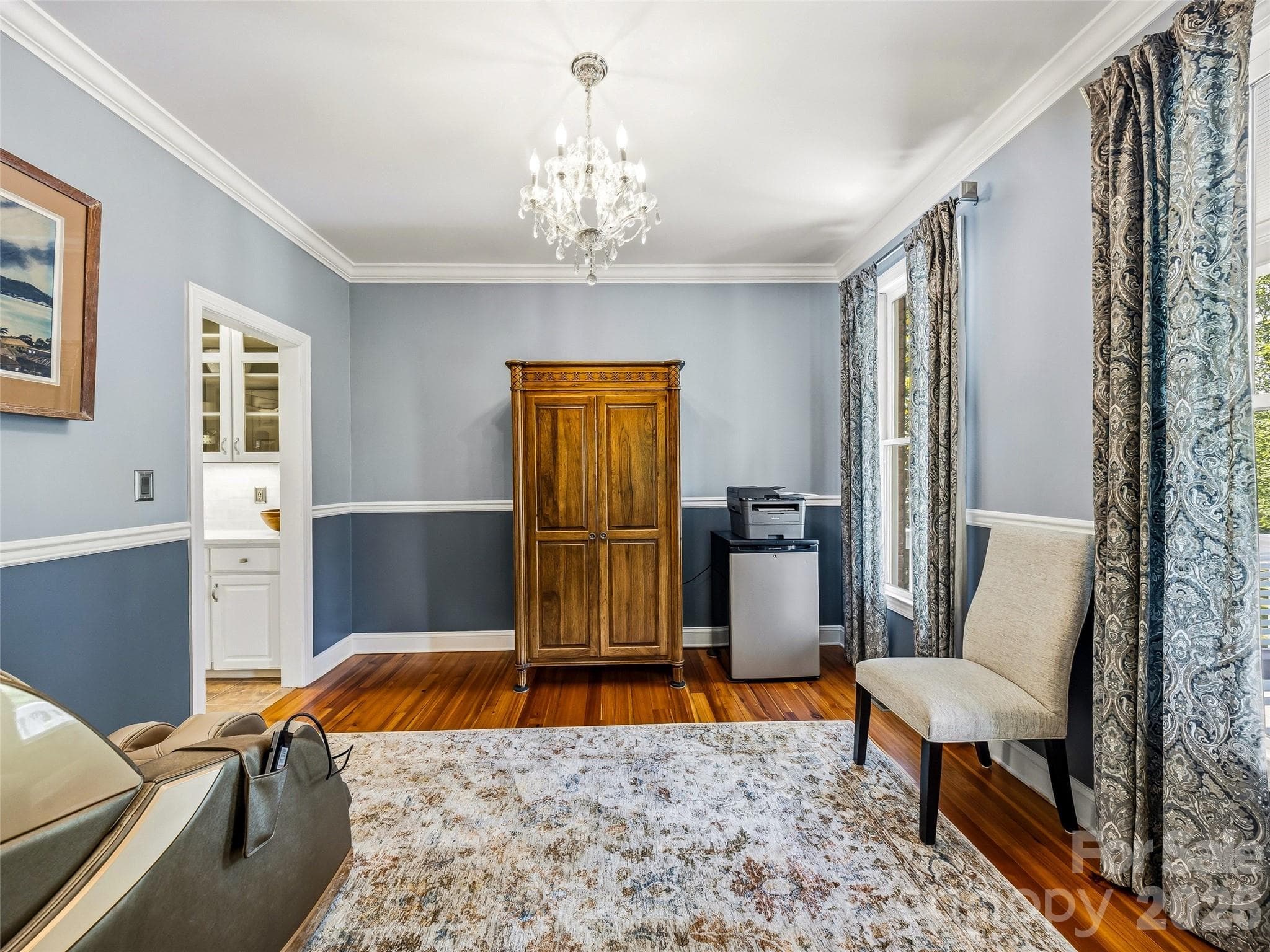 Original Dining room - 243 Poplar Lane, Pisgah Forest