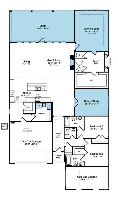 Sydney Floorplan - 221 Marina Bay Trail, Locust