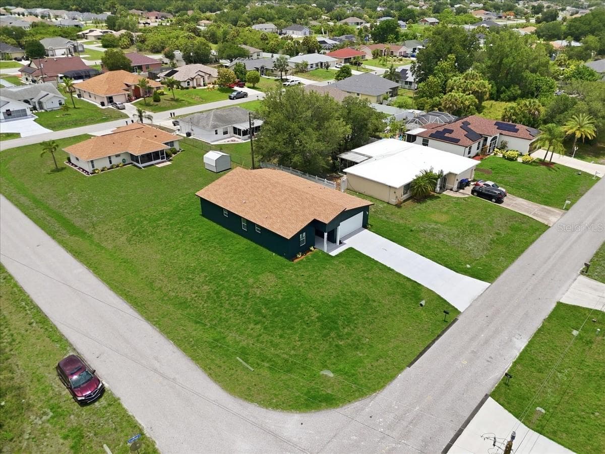 corner lot aerial - 2683 HOPWOOD RD, NORTH PORT