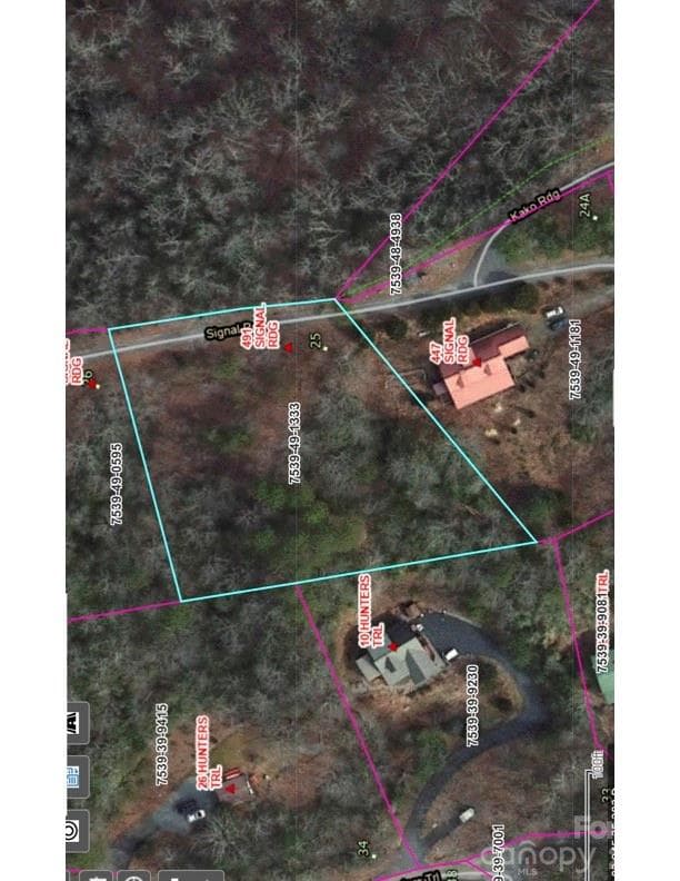Aerial Map - Sylva