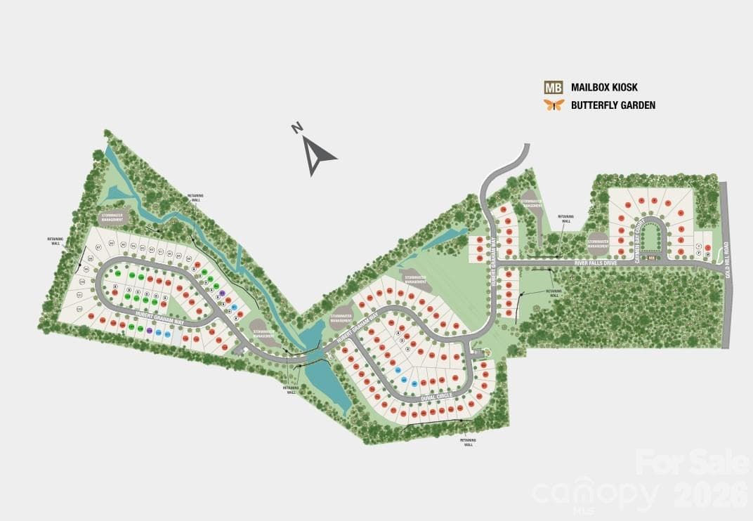 River Falls Site Map - 1706 Hubert Graham Way, Tega Cay