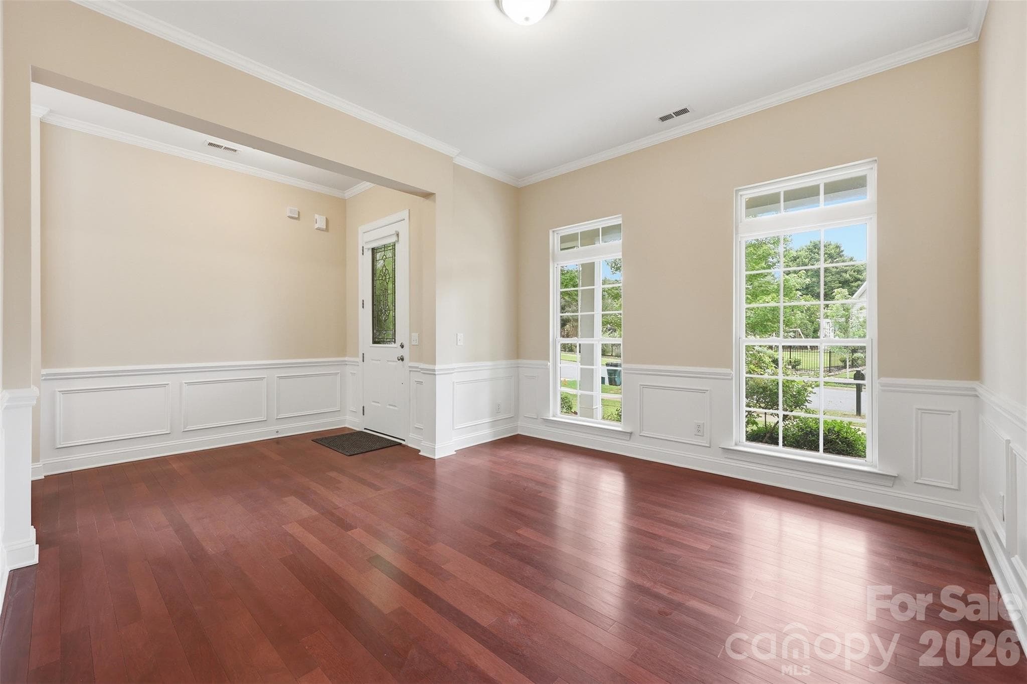 dining room looking to front door - 878 Treasure Court, Fort Mill