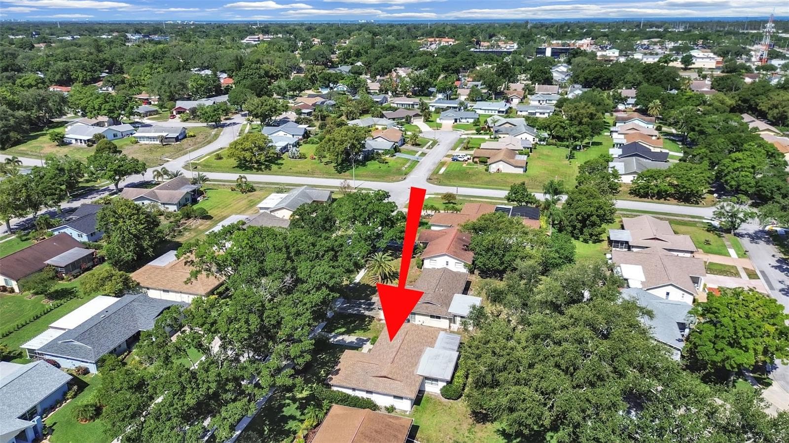Intercoastal at top of picture - 2819 THISTLE CT S, PALM HARBOR