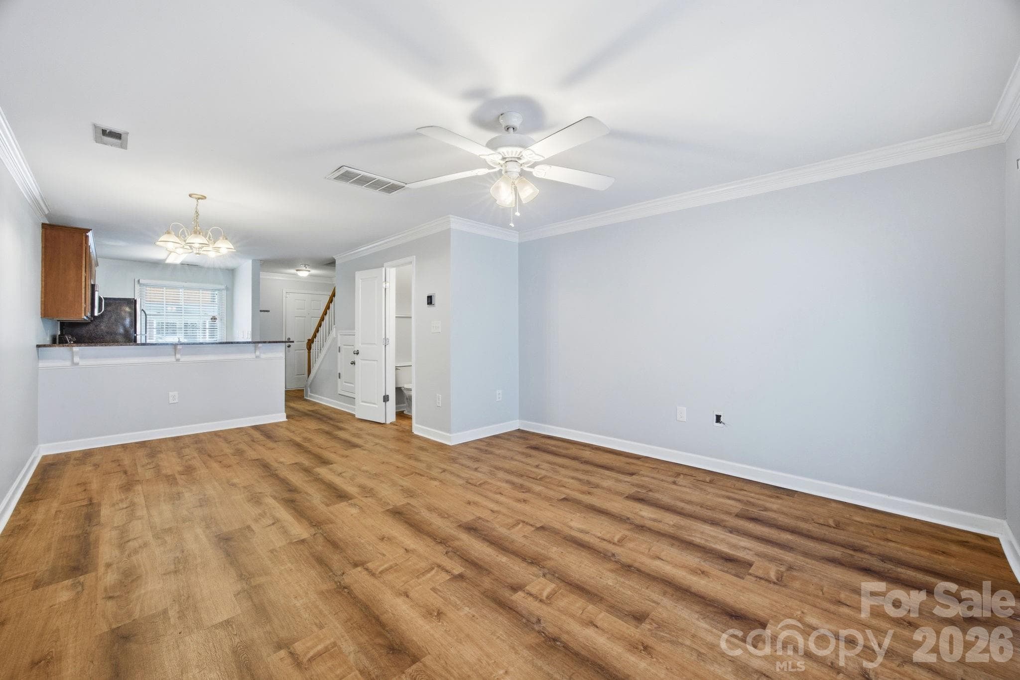 Open concept living on main - 1215 Green Oaks Lane, Charlotte