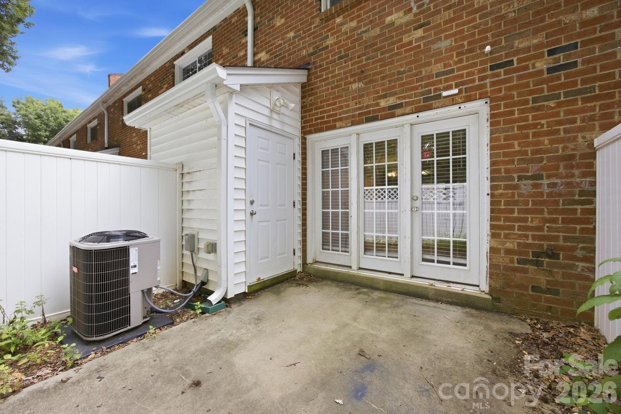 Rear Patio area - 1215 Green Oaks Lane, Charlotte