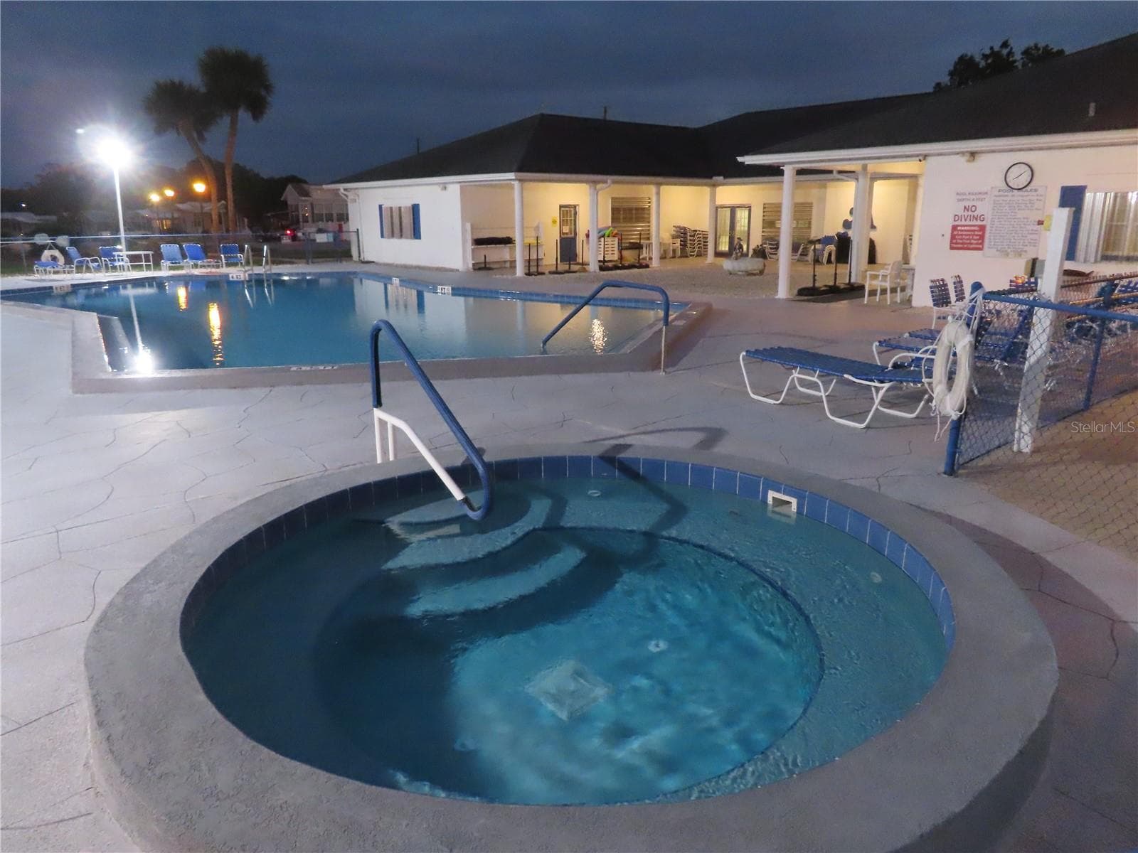 Evening Hot Tub,Pool & Clubhouse - 35224 DODIE DR #Lot 12, ZEPHYRHILLS