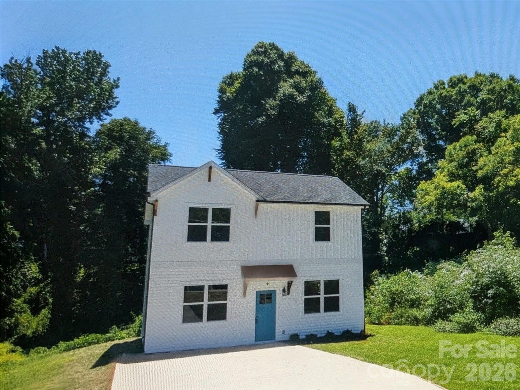 House sits back for privacy. Lots of parking in concrete driveway - 209 James Street, Kannapolis