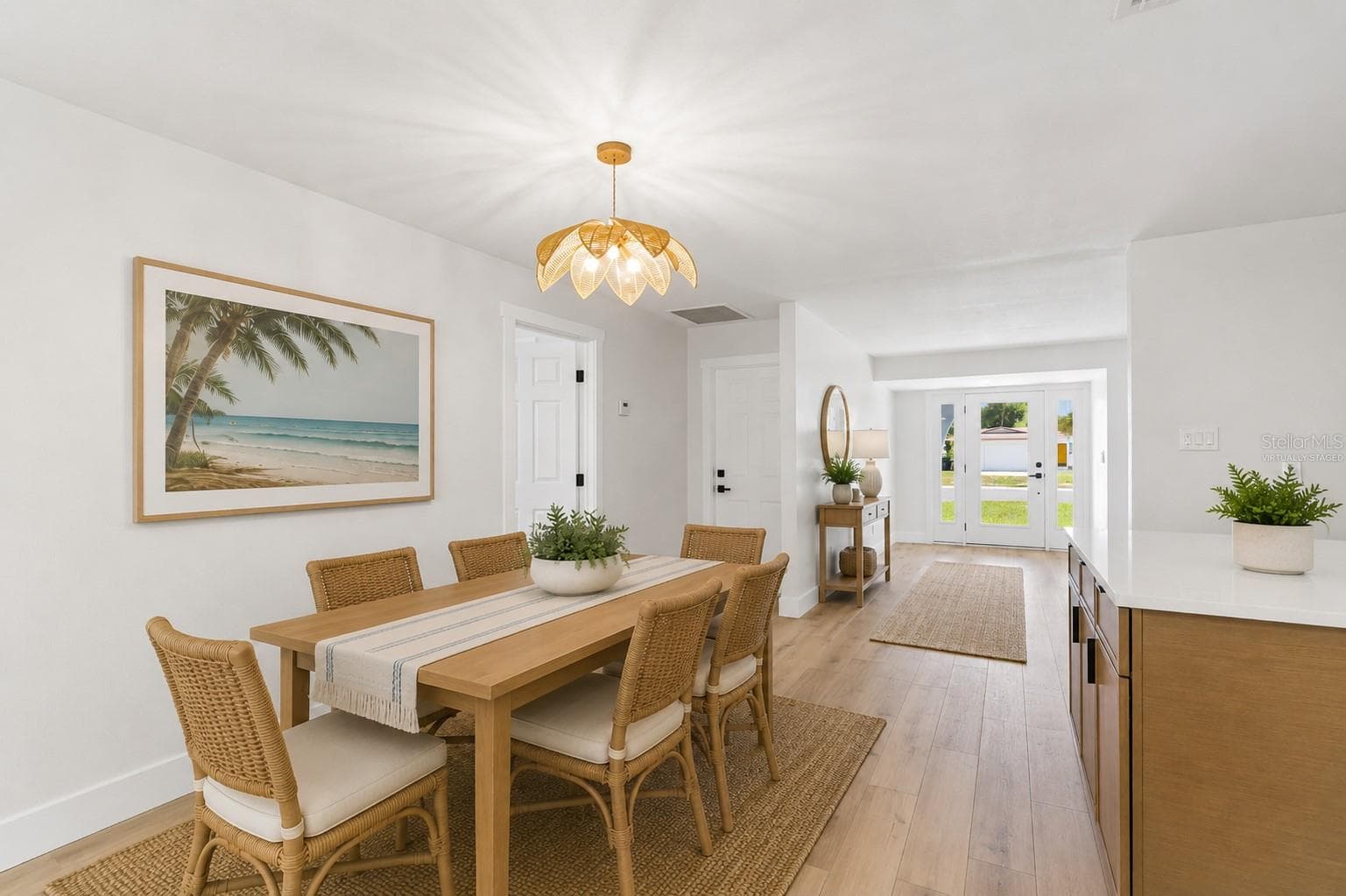 Dining area. Virtually staged. - 1101 54TH AVE S, ST PETERSBURG