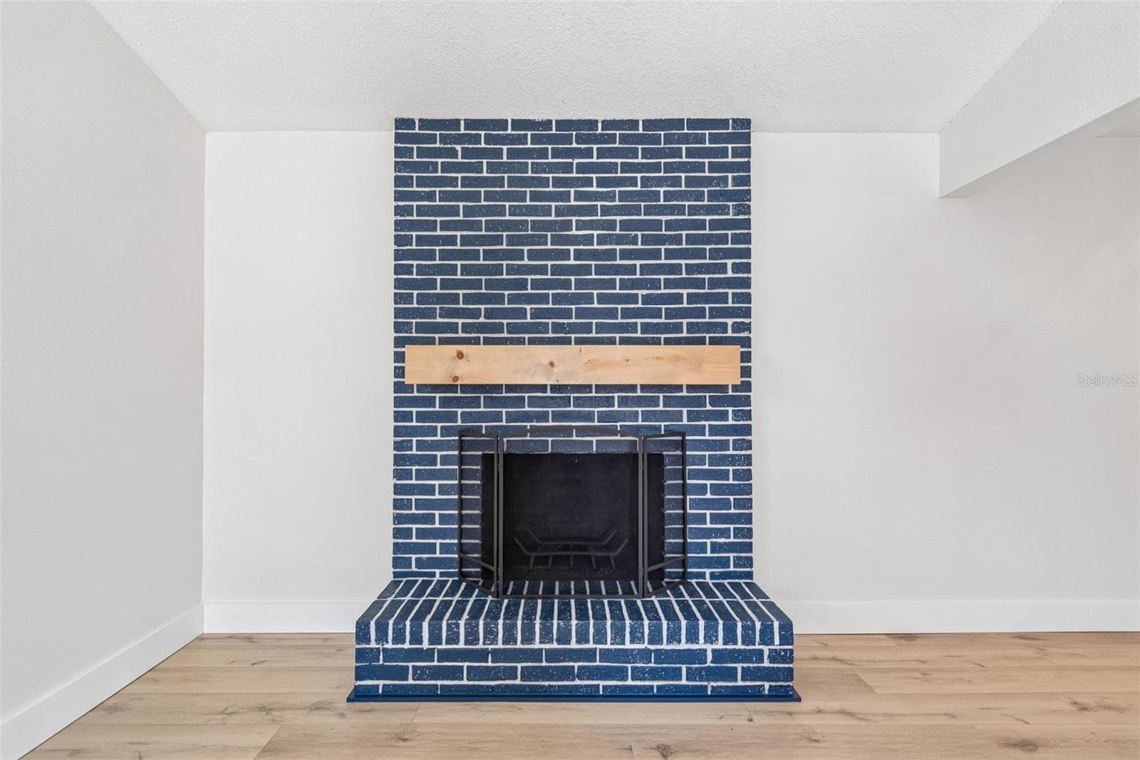 Wood burning fireplace. - 1101 54TH AVE S, ST PETERSBURG