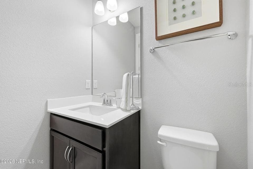Downstairs Half Bath - 128 WINDWALKER DR, ST AUGUSTINE