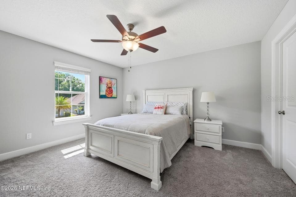 Upstairs Bedroom with Ensuite Bathroom - 128 WINDWALKER DR, ST AUGUSTINE
