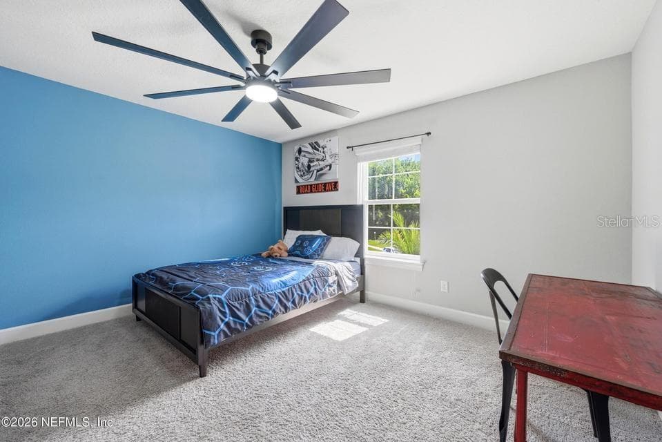 Upstairs Bedroom with Ensuite Bathroom - 128 WINDWALKER DR, ST AUGUSTINE