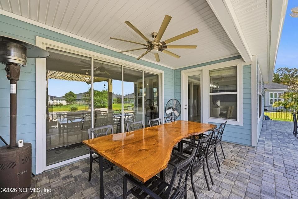 Outdoor Covered Patio - 128 WINDWALKER DR, ST AUGUSTINE