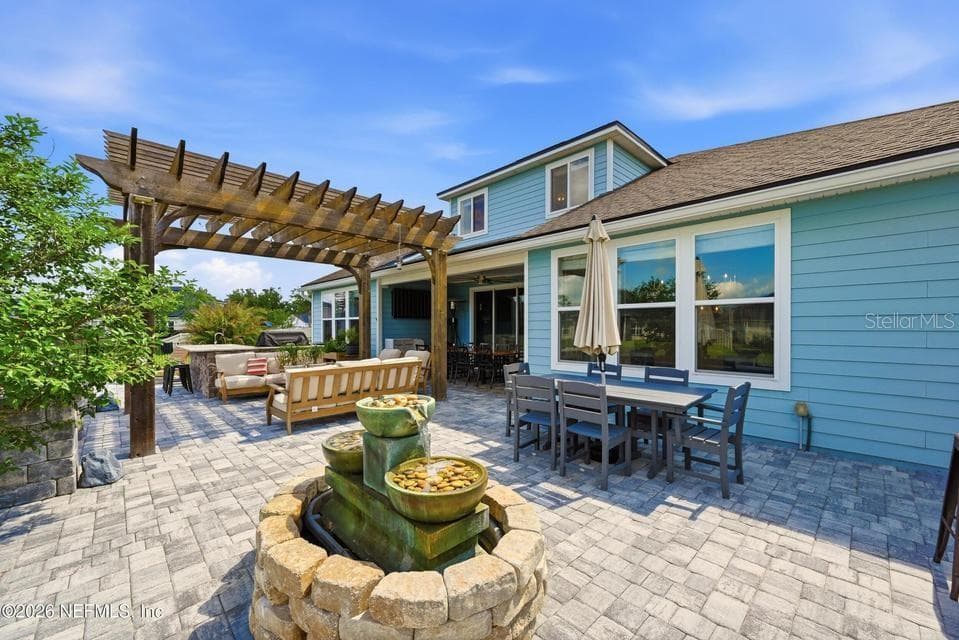Outdoor Entertainment Area - 128 WINDWALKER DR, ST AUGUSTINE