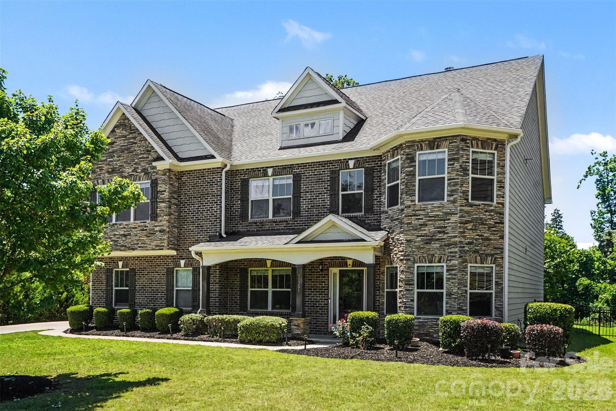 Double bay window in office and upstairs bedroom! - Huntersville