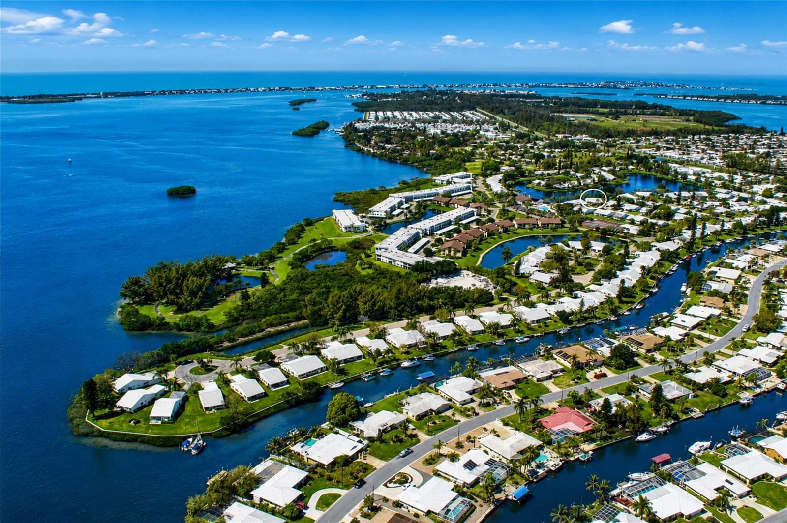 Villa's location highlighted in white - 9425 ANDOVER CIR, BRADENTON