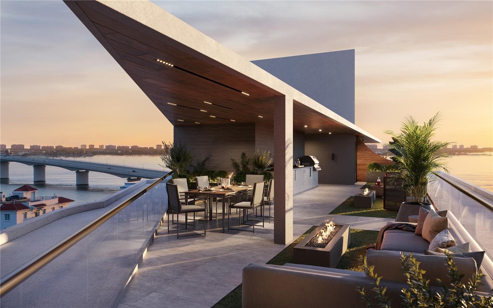 Rendering Penthouse Rooftop - 688 GOLDEN GATE PT #801, SARASOTA