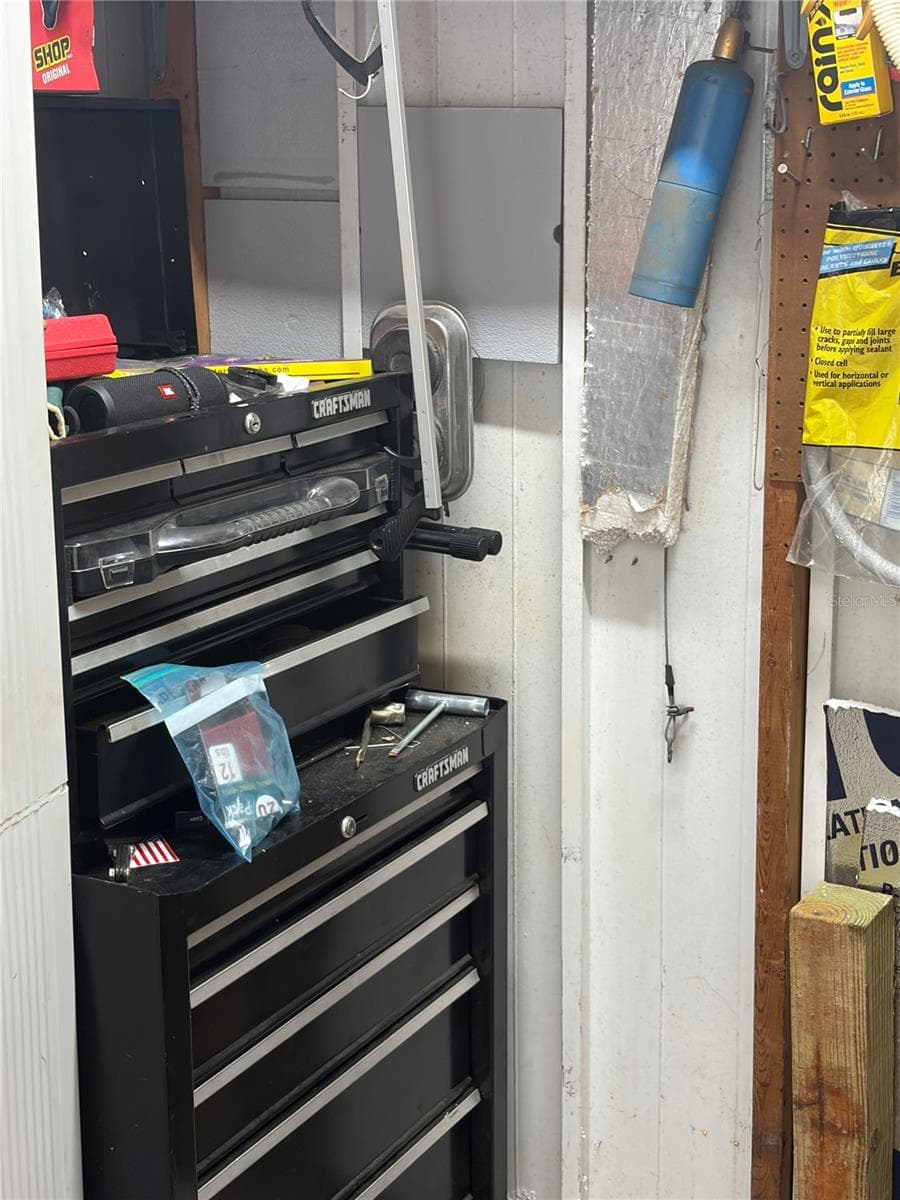 Second storage building includes a workbench - 723 ROMA RD, VENICE