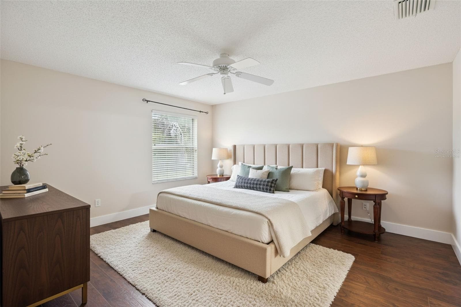 Primary Suite Virtually Staged - 1575 HOLLYBERRY PL, THE VILLAGES