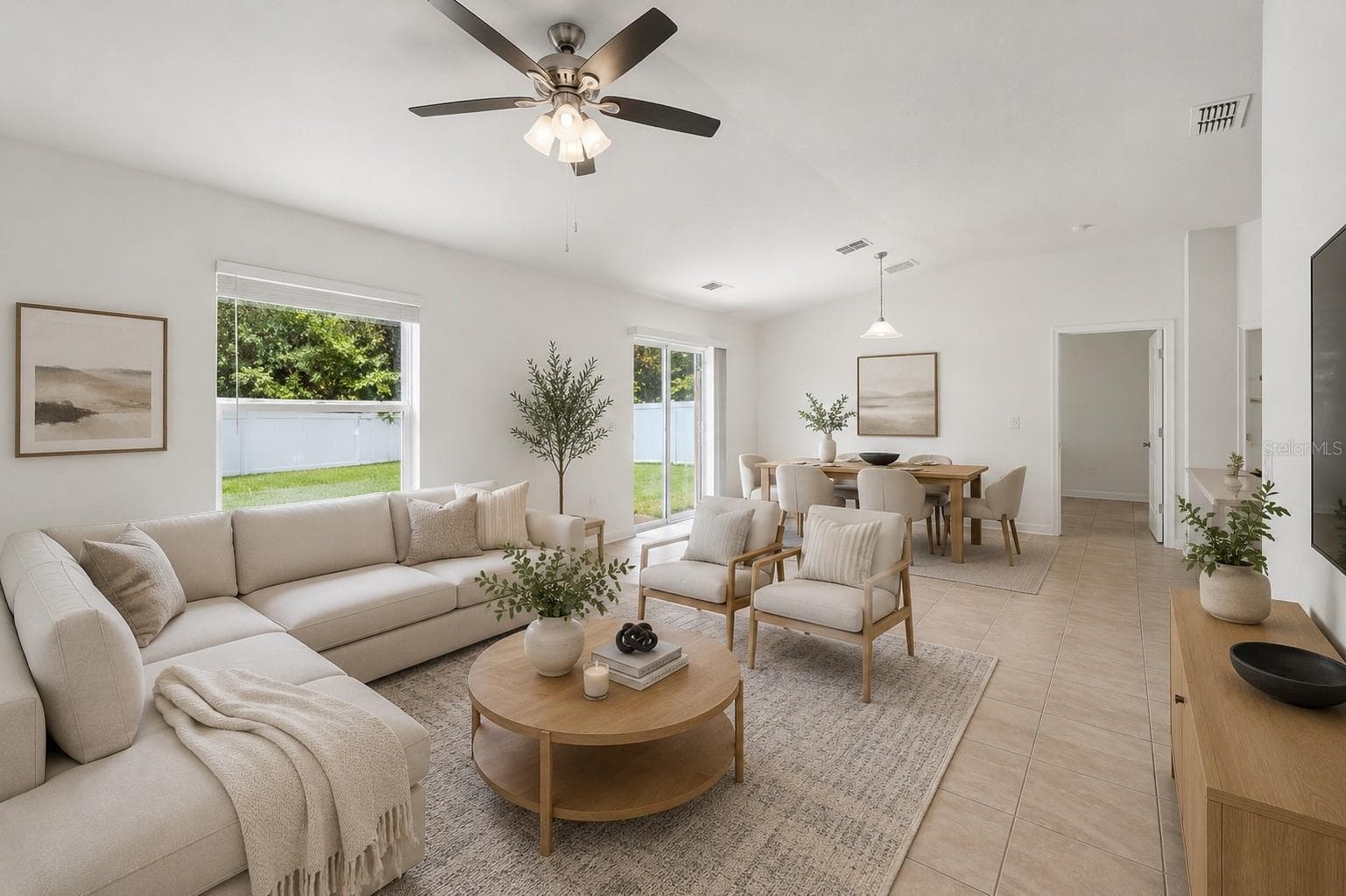 Family Room - Virtual - 2505 BAKER AVE E, HAINES CITY