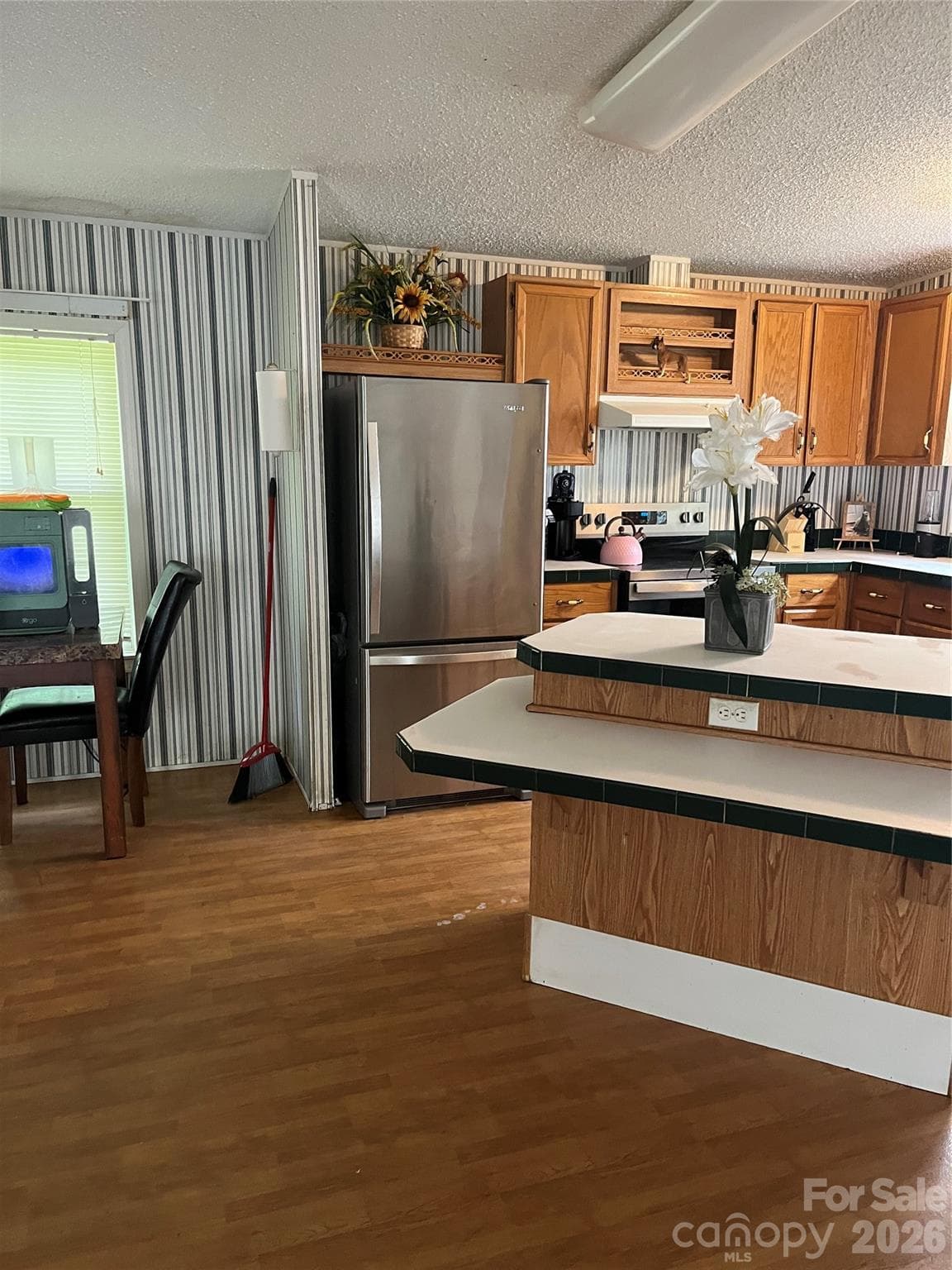 kitchen with bar - 6 John Hazel Drive, Swannanoa