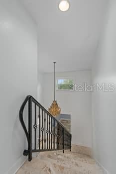 stairs and foyer chandelier - 2309 CYPRESS WALK WAY, RUSKIN