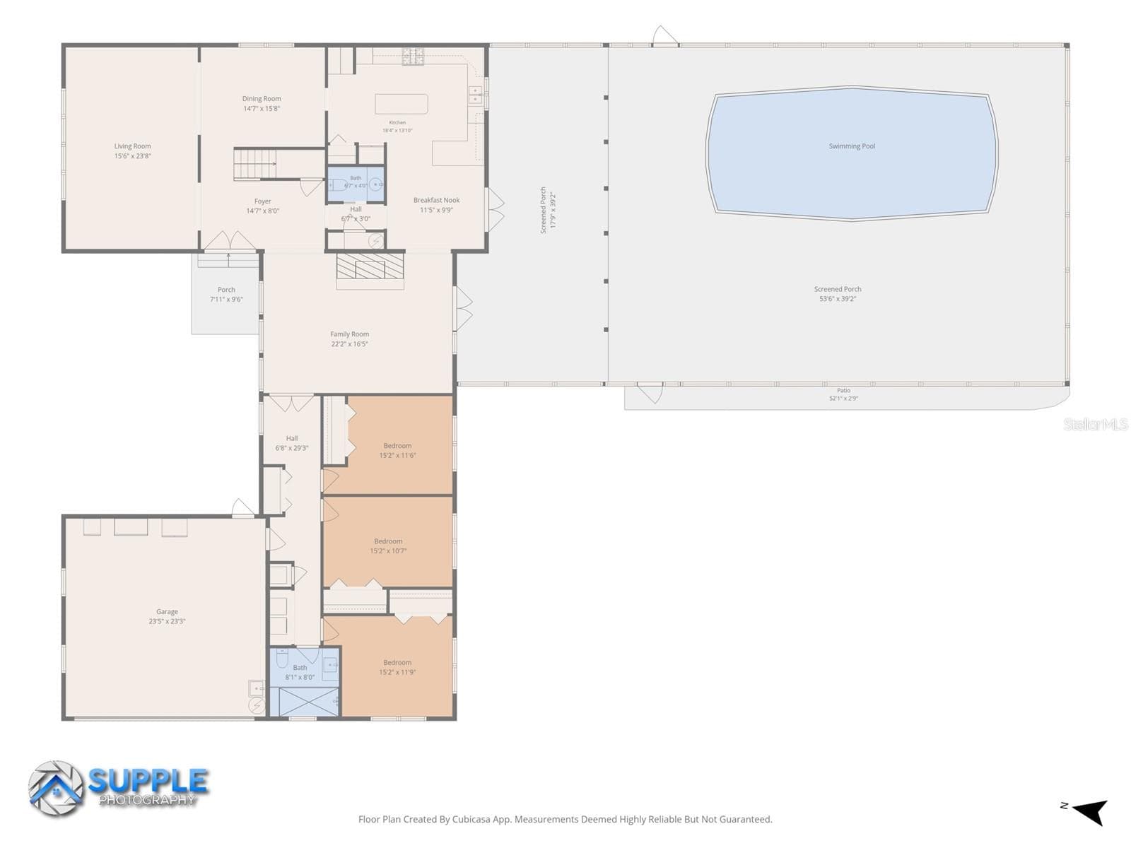 1st floor plan - 2309 CYPRESS WALK WAY, RUSKIN