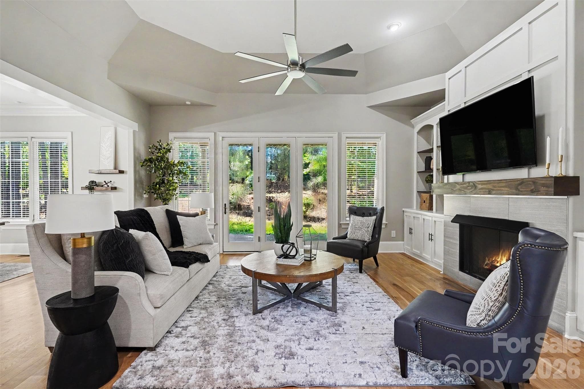 Living Room Open concept to Kitchen - 5129 Watermead Lane, Belmont