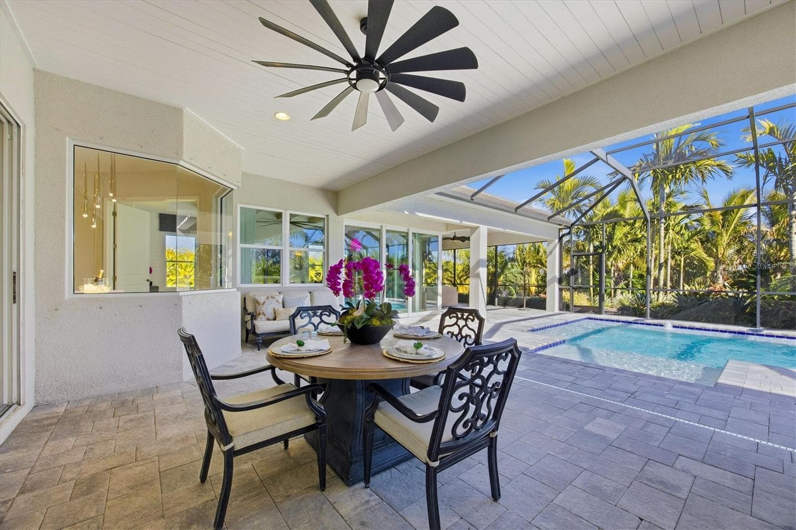 Lanai Dining Area - 3467 COMPOUND CT, SARASOTA