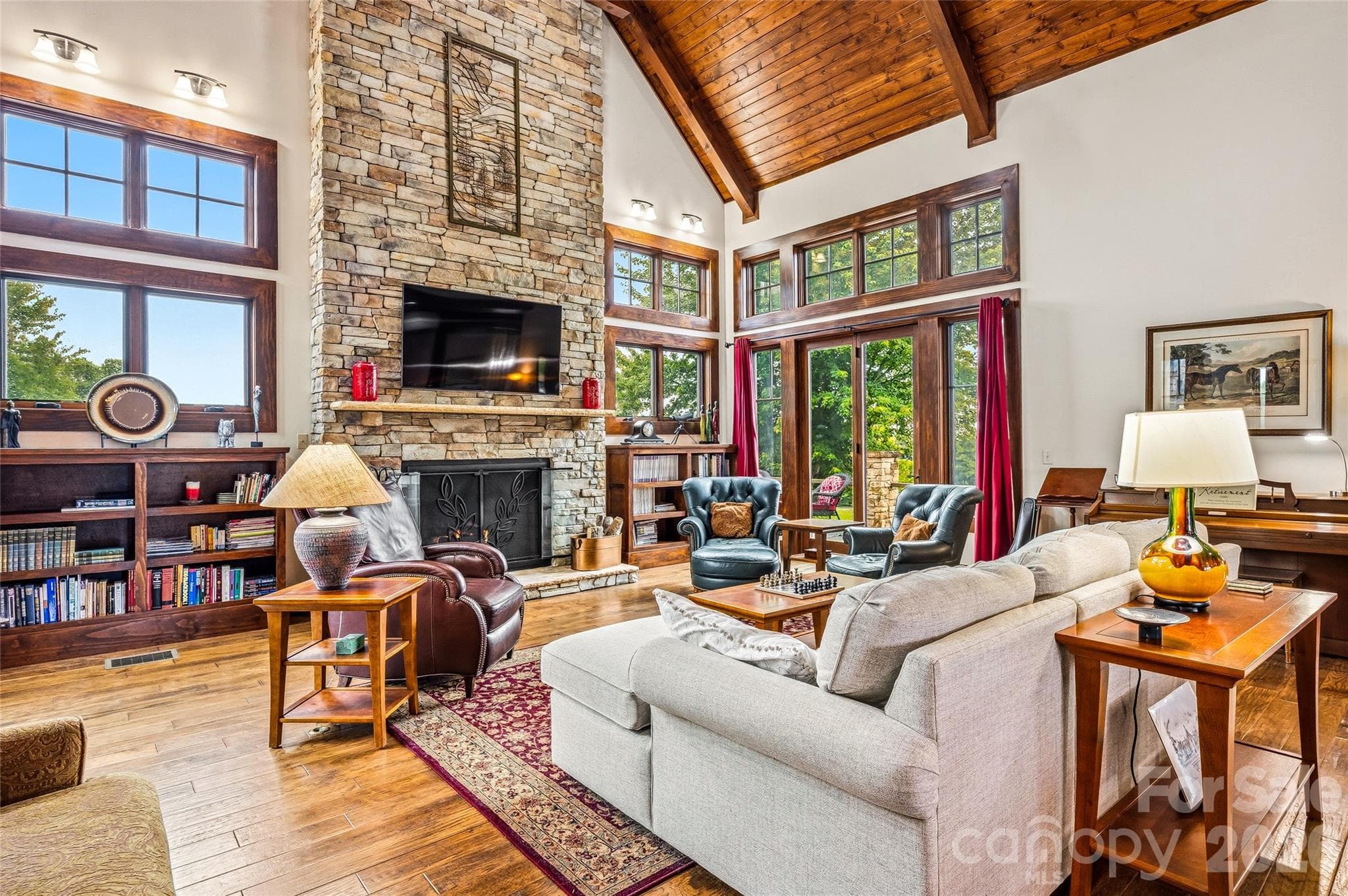 Soaring ceilings with tongue and groove ceilings - 4862 Pinnacle Mountain Road, Zirconia