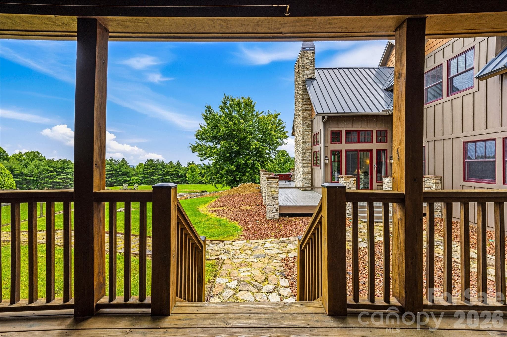 View from guest house - 4862 Pinnacle Mountain Road, Zirconia