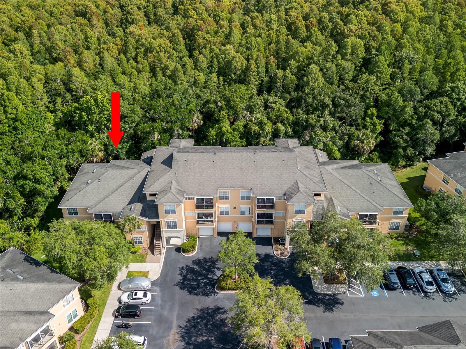 Ariel view of the condo - 5125 PALM SPRINGS BLVD #7108, TAMPA