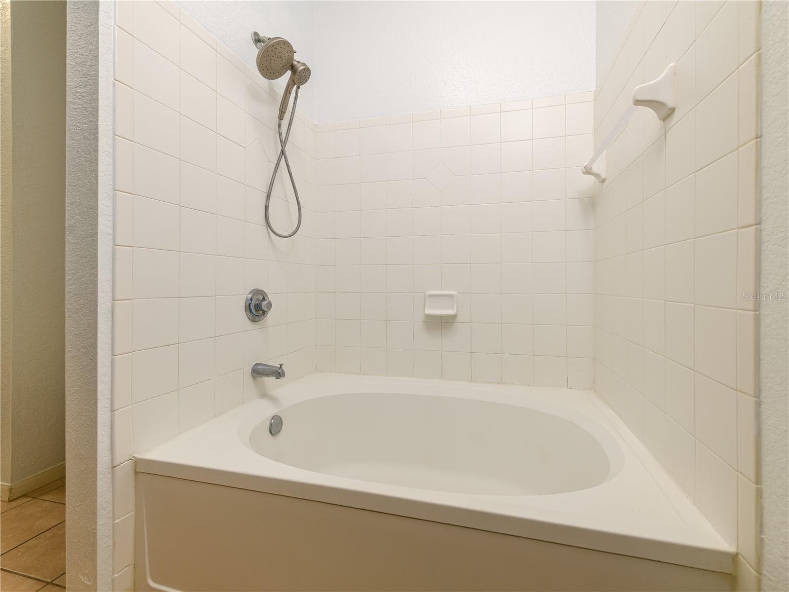 Bath shower in en suite bathroom - 5125 PALM SPRINGS BLVD #7108, TAMPA