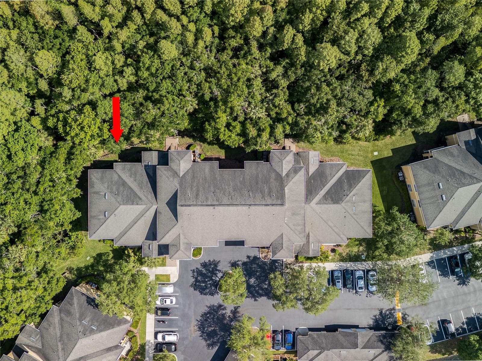 Ariel view of the condo - 5125 PALM SPRINGS BLVD #7108, TAMPA
