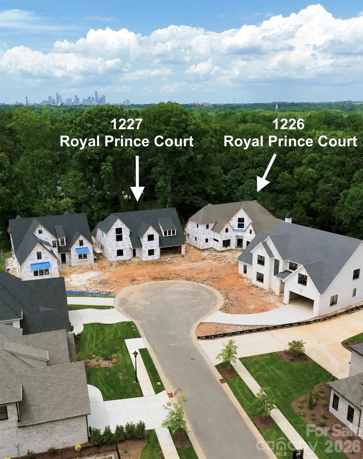 Lot 6 is one of the most private lots in the entire community. - 1226 Royal Prince Court, Charlotte
