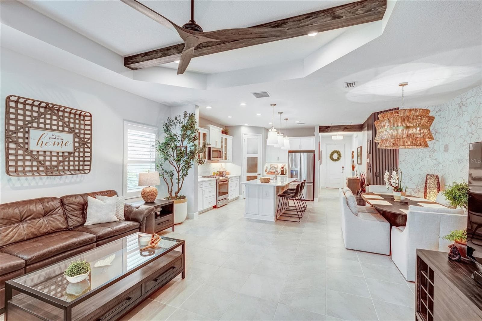 High-end Wood Ceiling Fan & Lighting - 10233 LAKE WALES CIR, SARASOTA